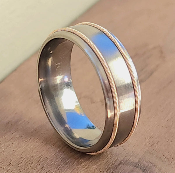 Titanium with Bronze Guitar Strings
