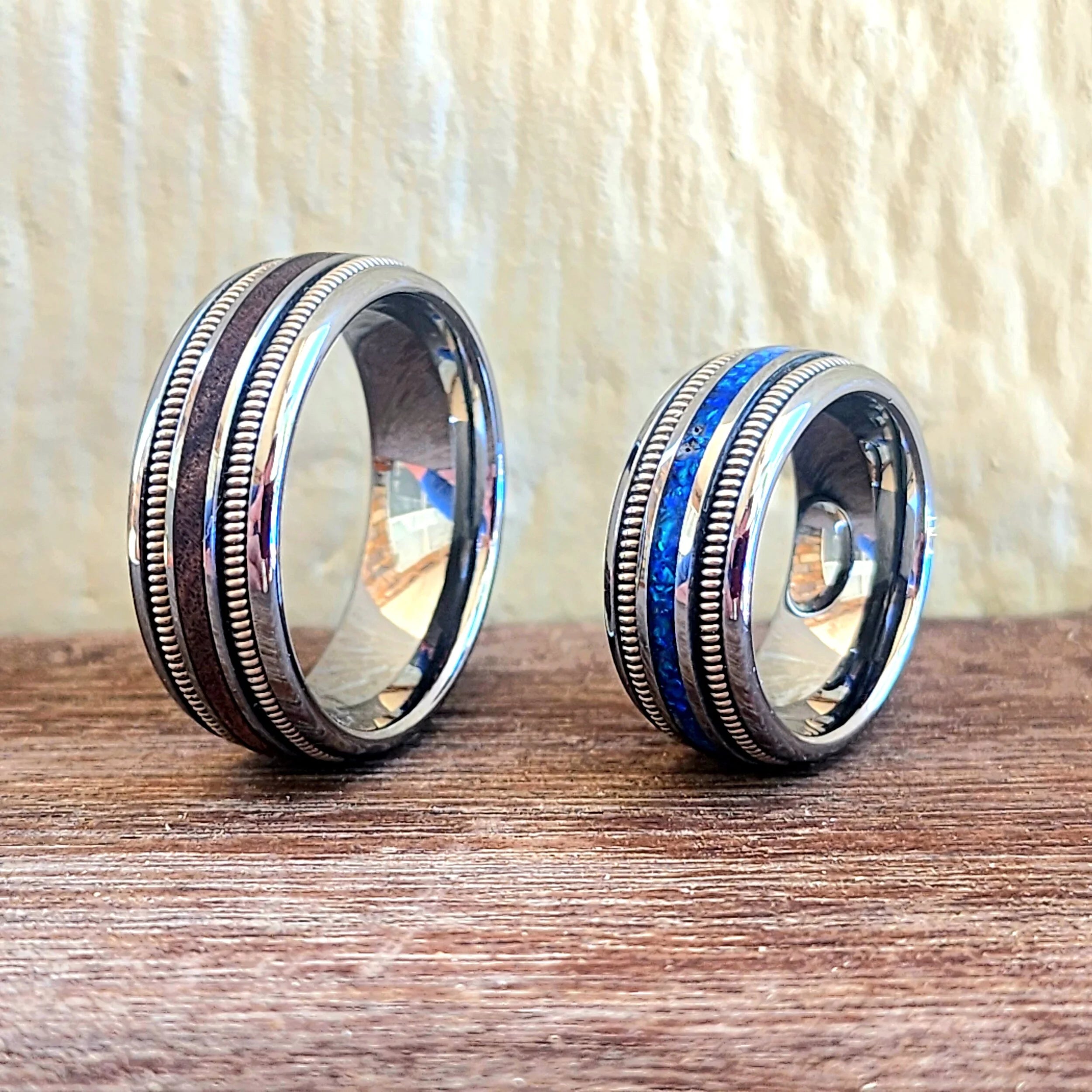 Guitar string inlays with Rosewood or Mother of Pearl